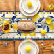 Lemon Pattern Table Runner